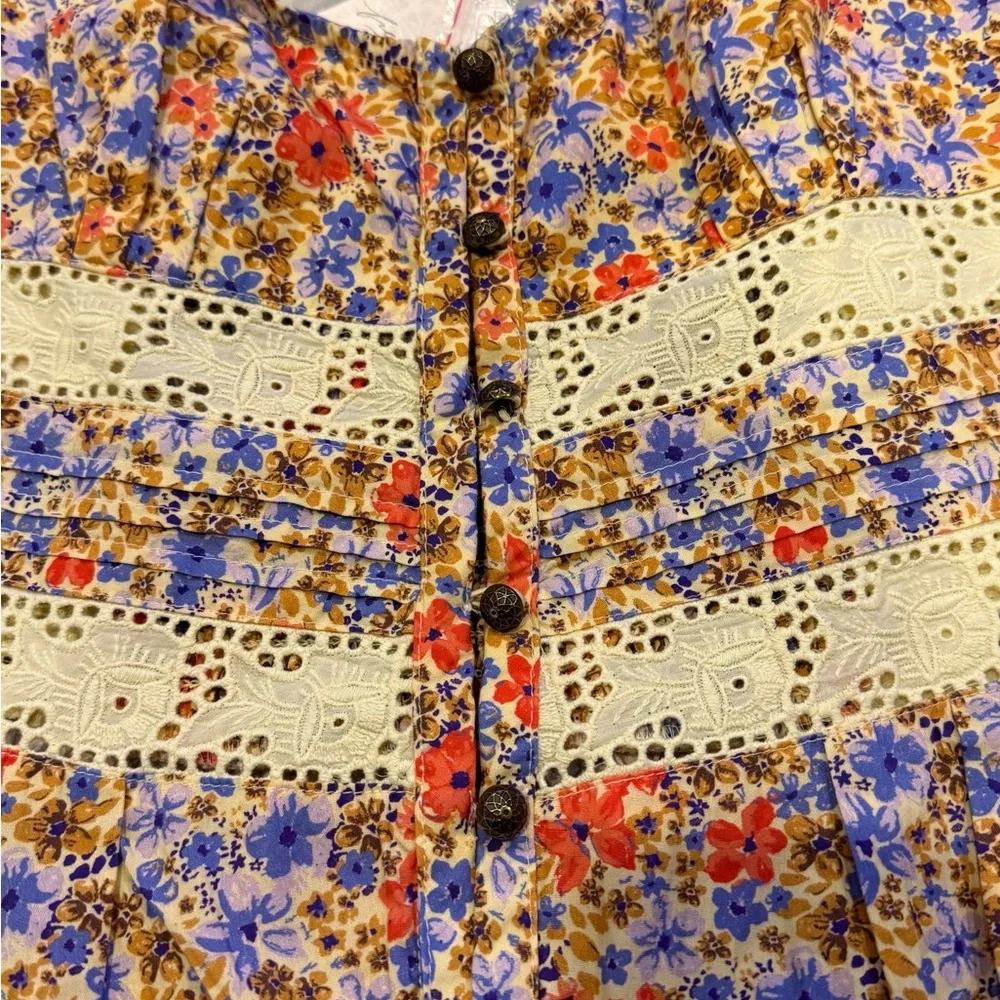 Free People Revolve Kiana Lace Printed Tank - NWT! - Picture 6 of 8